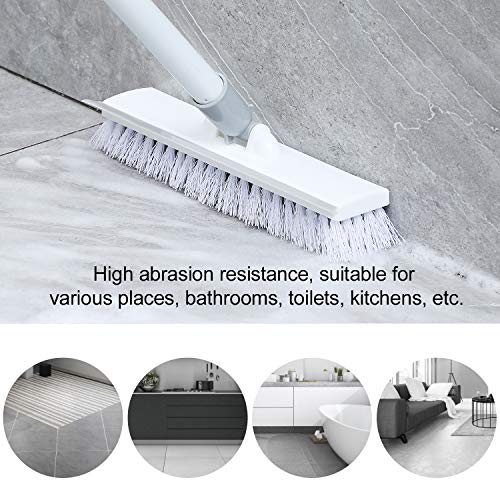 image for Eyliden Floor Scrub Brush with Long Handle and Squeegee -50