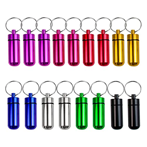 AUEAR Mini Aluminum Keychain Tubes