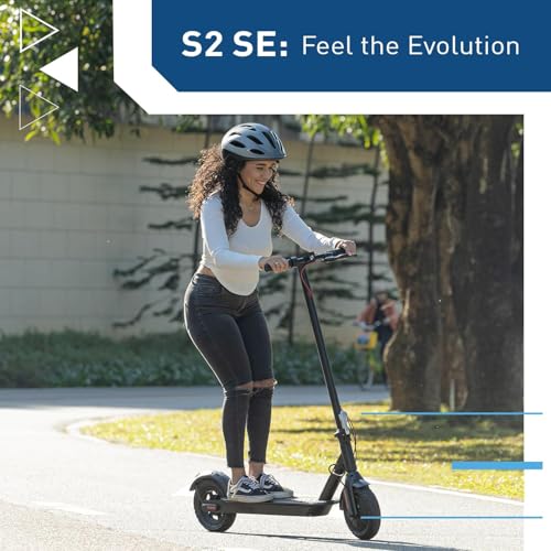 Image of S2 SE / KS4 Pro Electric Scooter, 19 MPH, 17-25 Miles Range, Foldable Commuter E-Scooter with 10 inch Tires, Cruise Mode & Dual Braking System