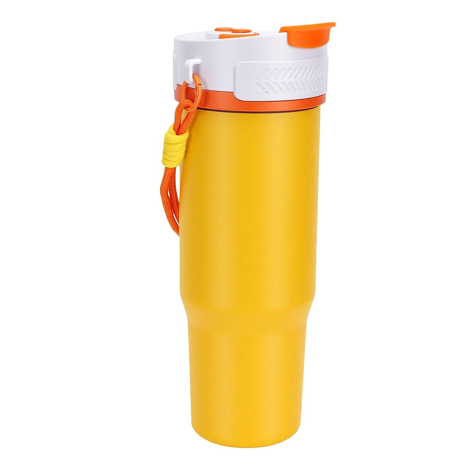 Qcwwy Licuadora Personal de Acero Inoxidable, Taza Recargable de 900 Ml, 4000 MAh, Aislamiento de Doble Pared para Bebidas Frías y Calientes, Se Mezcla 30 Veces por Carga, para Ejercicios Al Aire