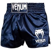 Venum, Classic Muay Thai Shorts, Herren, L, Marineblau/Weiß