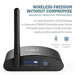 Auris-Blume-HD-Long-Range-Bluetooth-50-Music-Receiver-Hi-Fi-Wireless-Audio-Adapter-with-Audiophile-DAC-aptX-HD-for-Streaming-to-Home-Stereo-AV-Receiver-or-Stereo-Amplifier