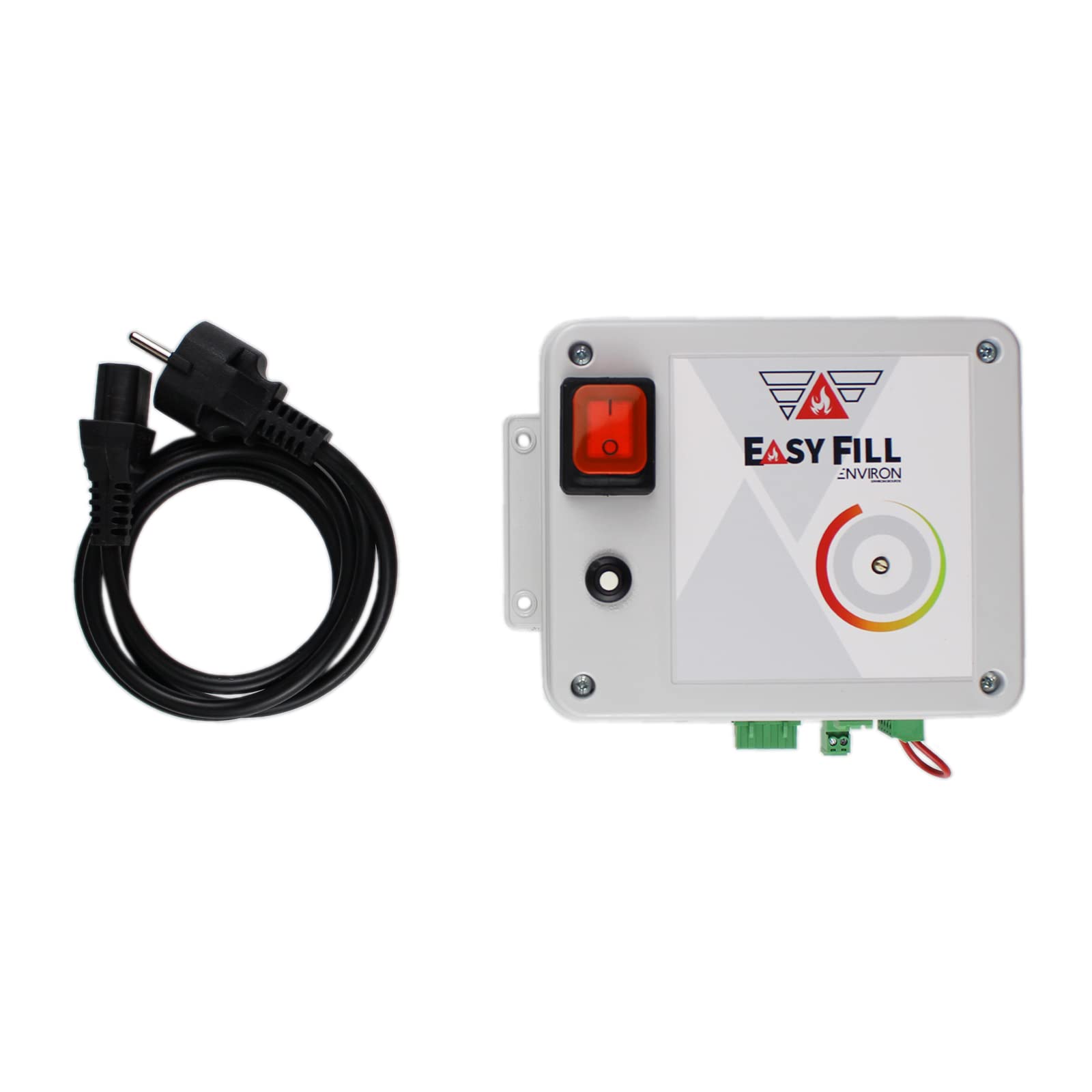 ENVIRON - Système d'aspiration des pellets EasyFill - Kit complet avec turbine d'aspiration et tuyau d'aspiration de 50 mm de diamètre
