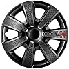 Autostyle PP 5155B VR Wieldoppen, Set van 4, 15 inch, Zwart
