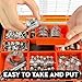 185PCS 304 Stainless Steel Worm Gear Hose Clamps,1/4
