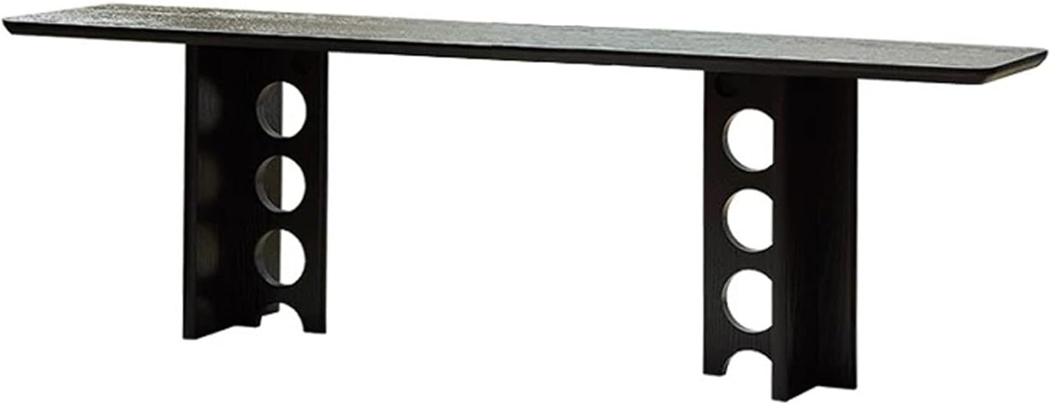 Wooden Bench, Wood Entryway Entry Bench, Kitchen Bench for Dining Room, Farmhouse Bedroom Bed Bench, Wooden Bench Indoor for Foyer, Dining Table, Hallway, Black(100cm/39.3in)