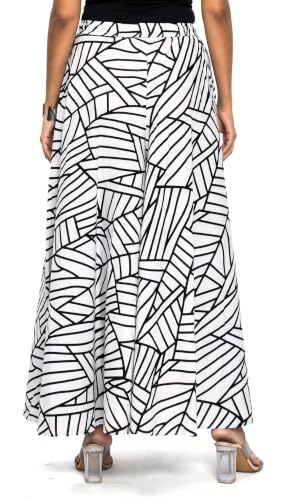 Image of Women's Cotton Long Palazzo Pant