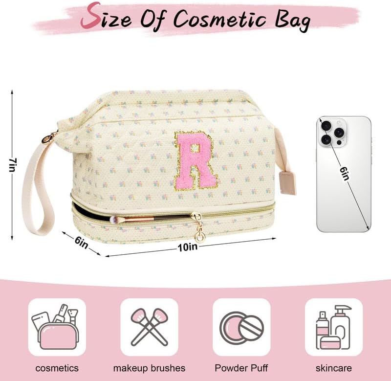 Vista 2 de Bolsa de maquillaje inicial, Azul, Q