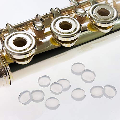 Leinuosen 24 Pieces Silicone Flute Plug, 8 Mm Flute Hole Plug Soft Flute Key Cover For Most Brand Flute thumb #4