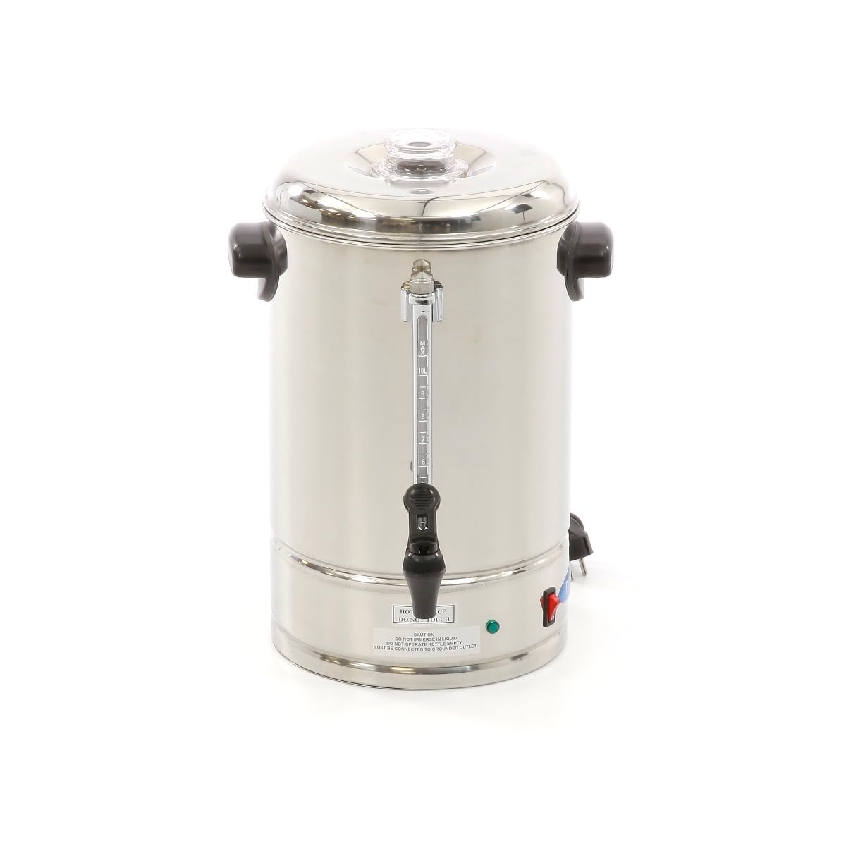 Maxima Cafetière 10L, 80 Tasses, Filtre à Café Amovible en Acier Inoxydable - Professionnel - Cafetière - 10 Litres