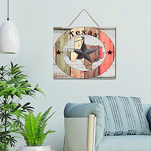 Plaque murale Texas en bois pour raviver l'esprit cowboy chez vous