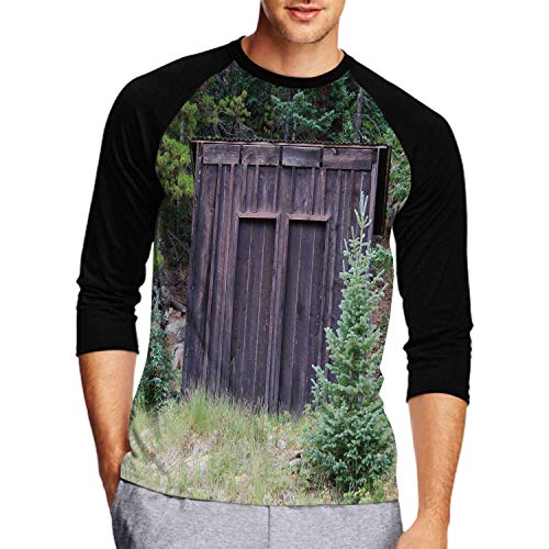 A Two Seater Outhouse in The Town of St.Elmo,Couple Casual 3D Print Long Sleeve T-Shirt Tees was Probably prec