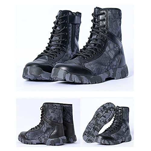 Bottes tactiques hommes chaussures combat imperméables camouflage python - 3