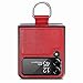 Niuuro for Samsung Galaxy Z Flip 4 Case with Ring, Luxury Ultra Slim Cute Cover PU Leather Shockproof Heavy Duty Protective Phone Case Fashion for Galaxy Z Flip 4 5G 2022 - Red