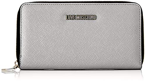 Preisvergleich Produktbild Love Moschino Damen Jc5552pp06 Geldbeutel, Grau (Gun Pu), 3x11x20 Centimeters