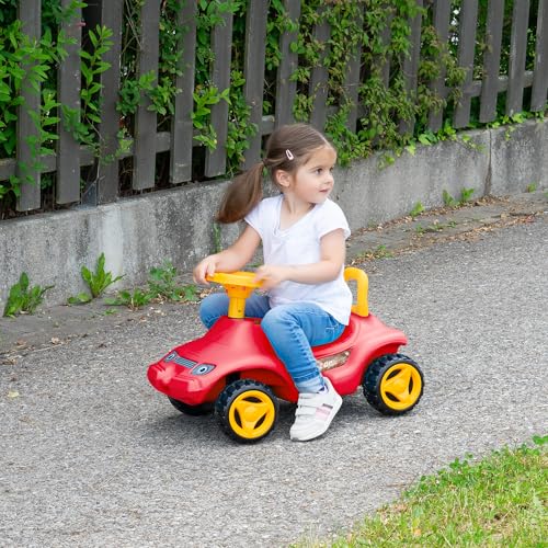 LEMODO Rutschauto ab 3 Jahre, Rutscherfahrzeug in rot, Kinderfahrzeug mit Hupe, Rutschfahrzeug mit Überschlagschutz, Rutscher drinnen und draußen nutzbar – Bild 4