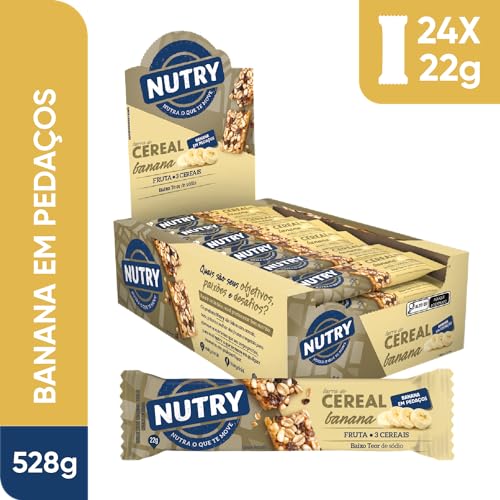 Barra de Cereais Nutry Banana 22g - 24 und