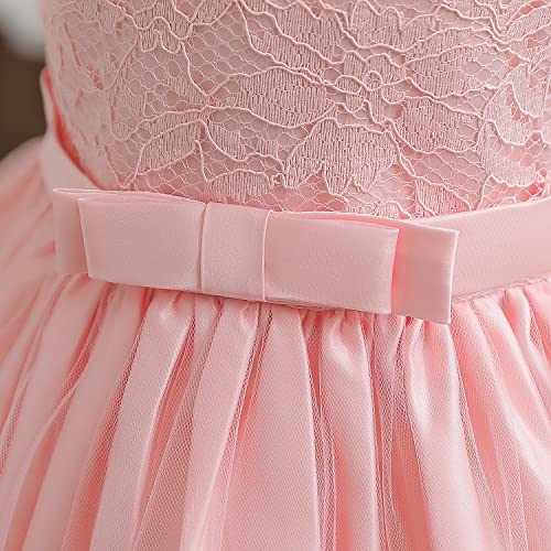 Image of NNJXD Girls' Tulle Flower Princess Wedding Dress for Toddler and Baby Girl