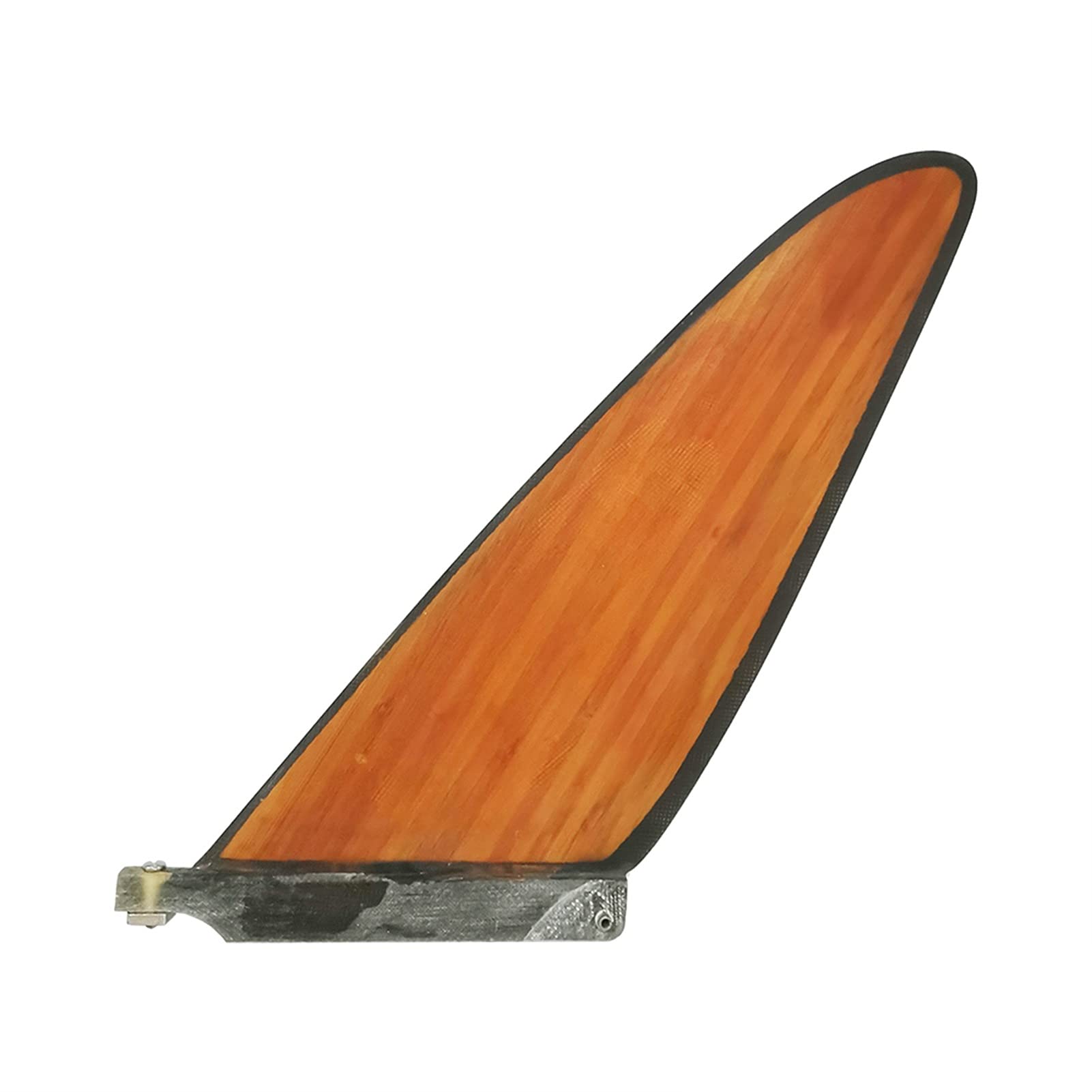 9/10 calowy surfboard fine surfing centrum fin paddle deski kotwicy szklane bambusowe fornir ogon płetwy,Wysoka prędkość(Bamboo 10 inches)