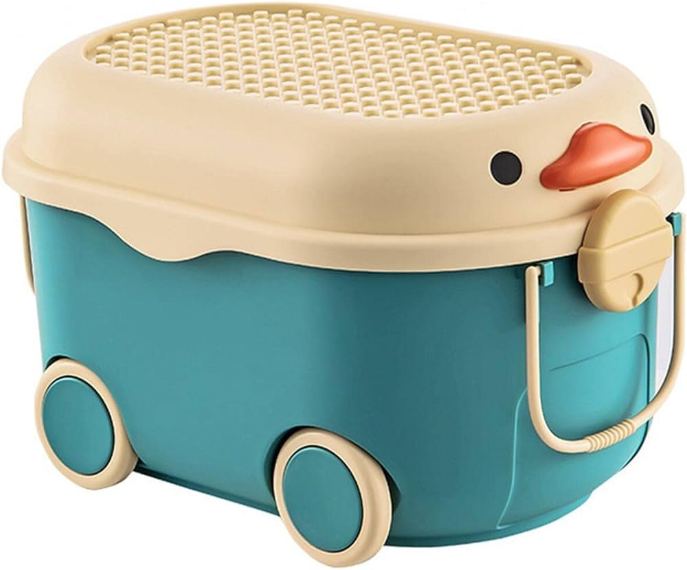 EVVIX storage box pet treat container kids mini toys collapsible storage bins plastic toy storage basket Toy Organizer plastic storage containers Adorable Toy Holder Baby