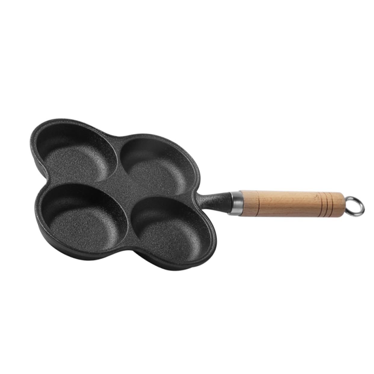 DECHOUS Padella Antiaderente Design Ergonomico Facile Da Pulire Foro Per Appendere