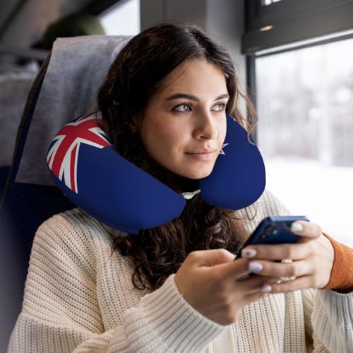 Almohada cuello U espuma viscoelástica para viaje miniatura 5