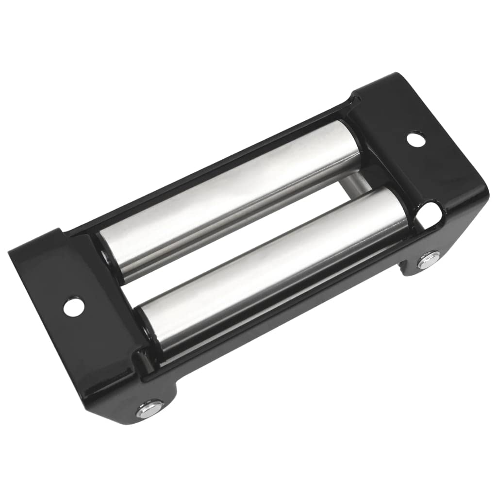 4-Wege-Rollenseilfenster aus pulverbeschichtetem Stahl 297x126x86 mm für Seilwinde 8000-13000 lbs mit verzinkten Rollen für Werkstatt, Baustelle, Garage, Lasttransport und Hebezug