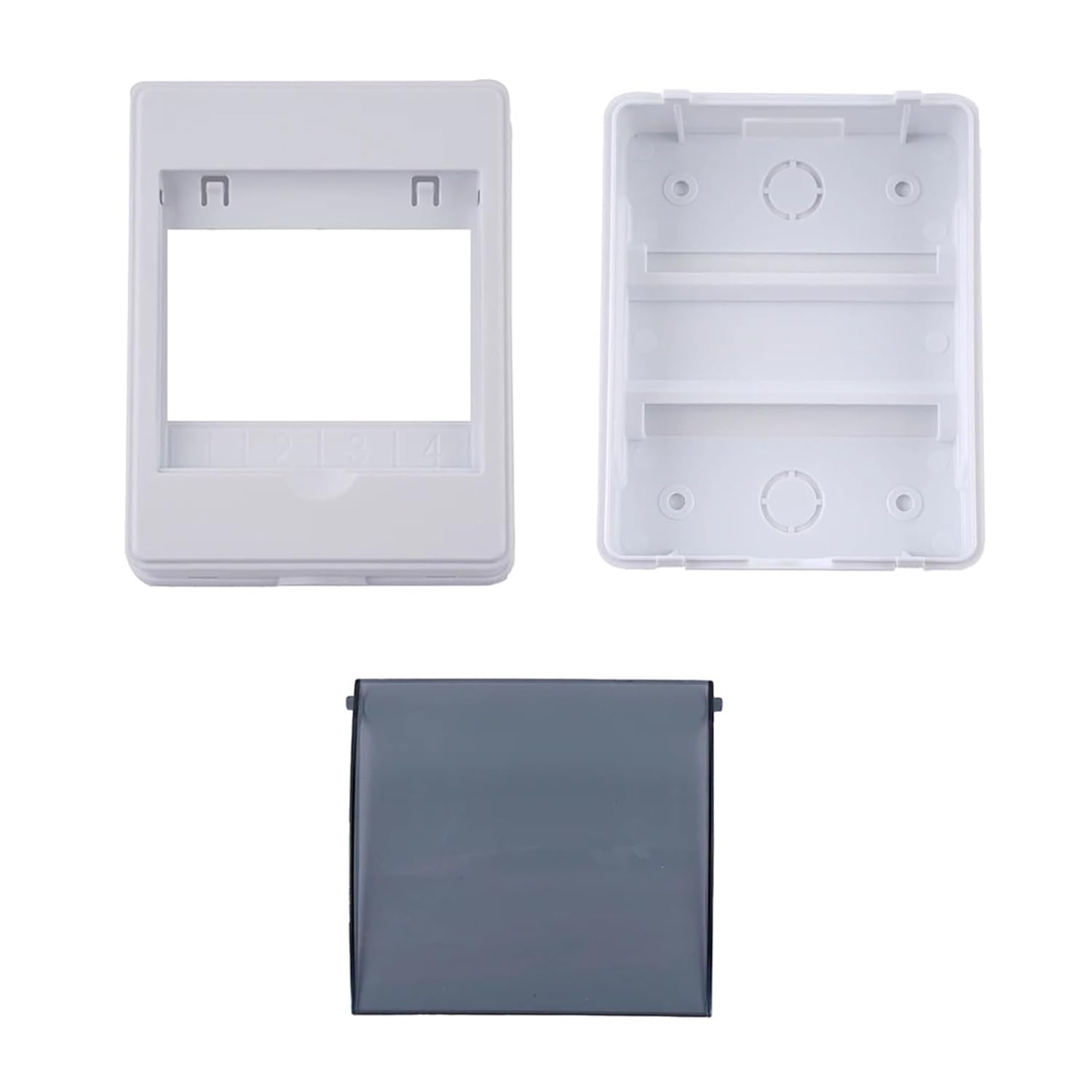 Circuit Breaker Distribution Box 2-4 Circuit Breakers Easy to Install Power Plastic Junction Box Outdoor Waterproof