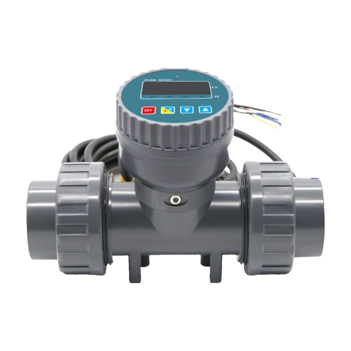 Débitmètre d'eau numérique 485 capteur débit en PVC DN50 pour canalisation