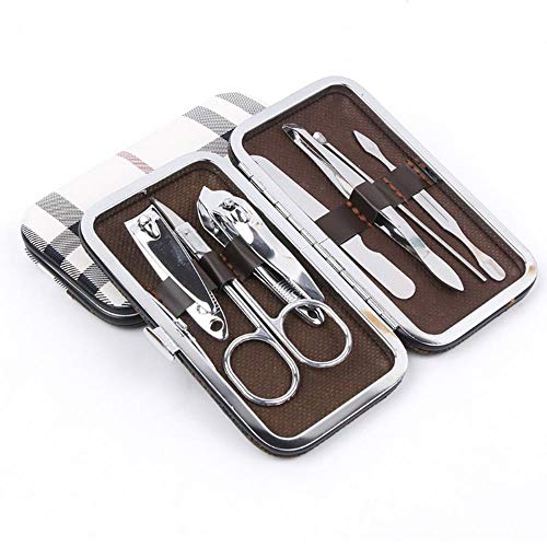 gao 7 Stks/set teen voor nagelverzorging Pedicure schaar/pincetten/mes/oor voor vrouw Manicure snijden gereedschap