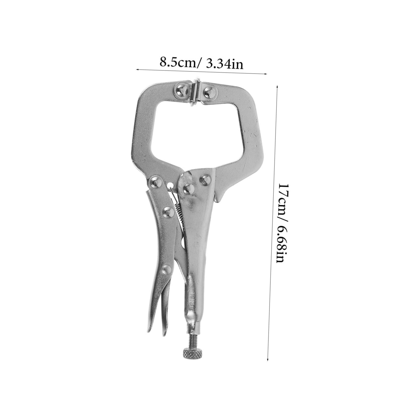 ARTIBETTER C-shaped Pliers Face Clamps Hand Screw Clamp Crimping Pliers Woodworking Tool Locking C- Wrench High-carbon Steel