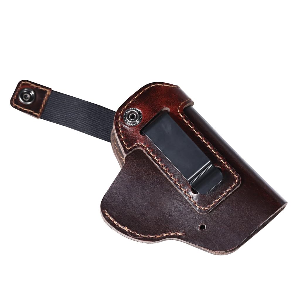 Funda de Cuero para Pistola, Bolsa Oculta para Pistola con cinturón, Funda táctica para cinturón, Funda para Arma para la mayoría de los tamaños de Pistolas
