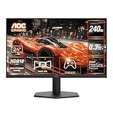 AOC 24G11ZE 23.8" FHD IPS Gaming Monitor - Black | 240Hz Refresh| 0.3ms MPRT, 1920 X 1080|Adaptive Sync| HDR10| 3-Sided Frameless| Low Input lag|Flicker Free| Low Blue Mode