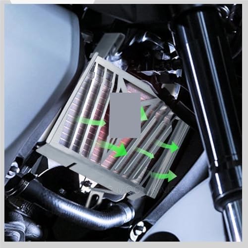 Protector de radiador contra piedras e impactos para moto MT 125 modelo 2020 3