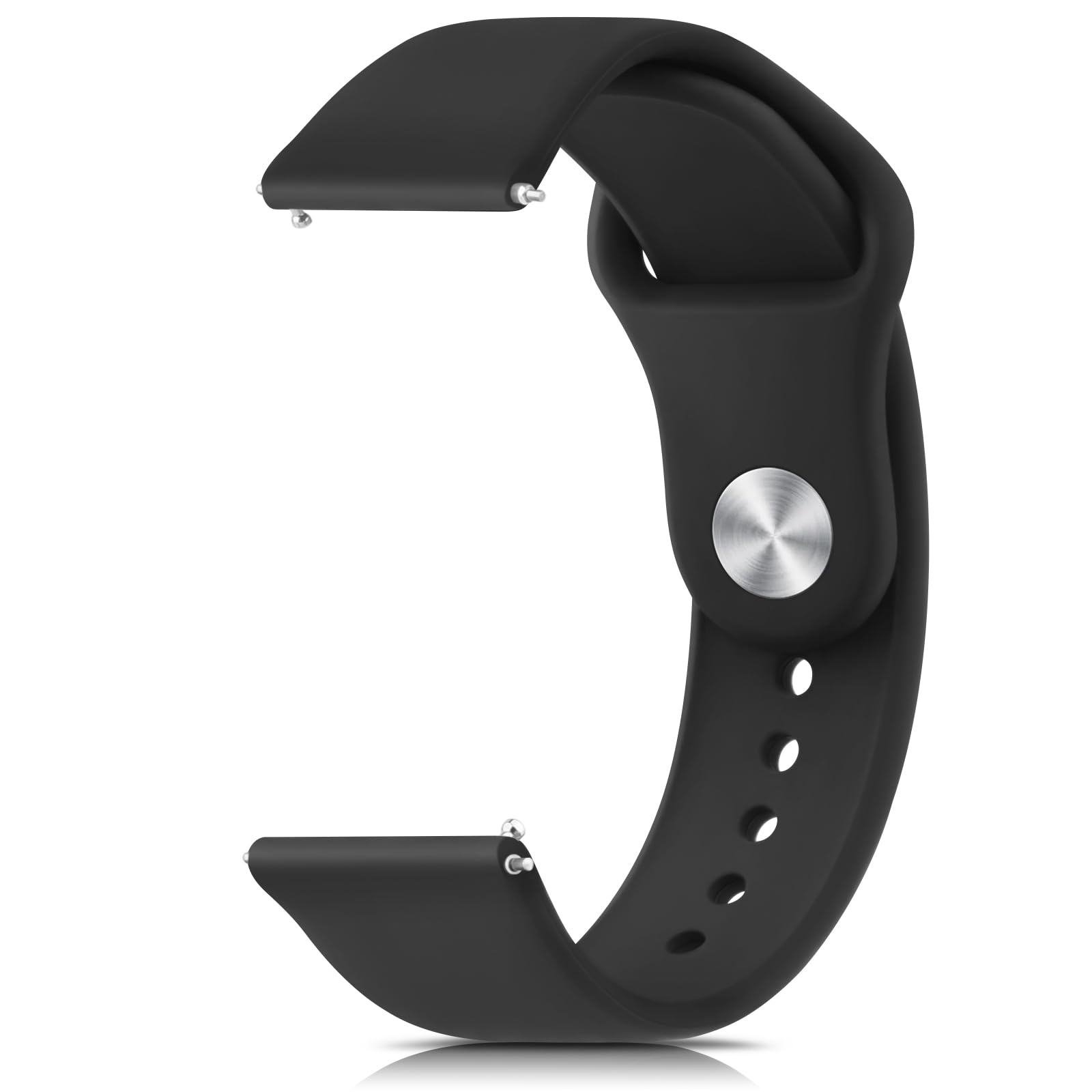 Tobfit 22mm Watch Band Strap with Rust Free Button Compatible with Noise ColorFit Ultra/Ultra 2, Vision, Caliber, Pro 3 (Watch Not Included), Soft Smartwatch Straps for Men & Women (Black) (B0CD3P4R93) Amazon Price History, Amazon Price Tracker