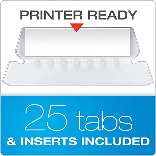 Pendaflex Reinforced Hanging Folders, Letter Size, Assorted Colors (Green, Blue, Red, Yellow, Orange) 1/5 Cut, Tabs And Inserts, 25/Box (41522Amz) #TOP5