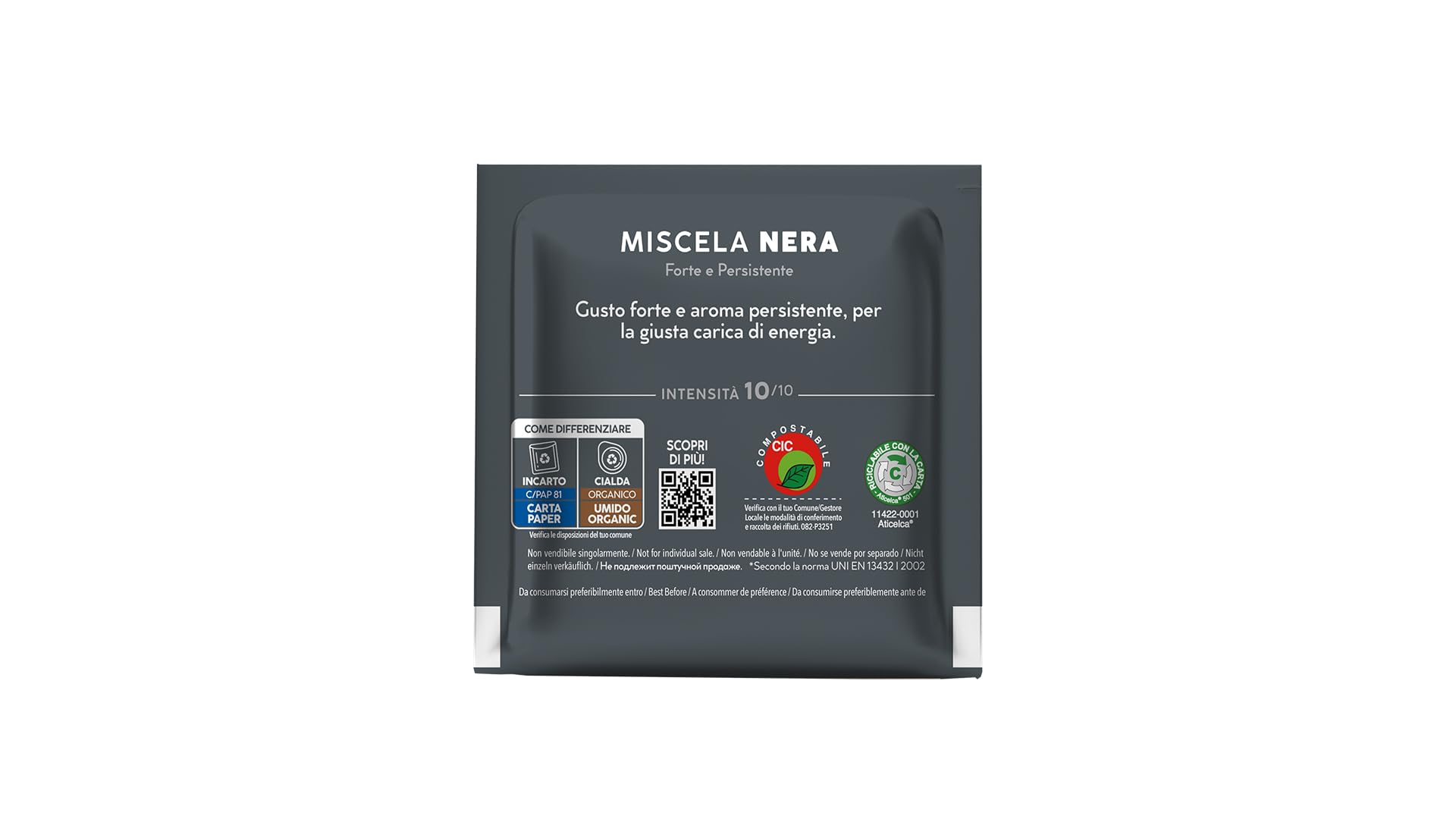 Caffè Borbone - Miscela Nera - Cialde in carta filtro ESE da 44 mm - 600 pz (4x150 pz)