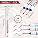 Zonon 3 Pcs Multi-purpose Deep Hole Marker Pens Waterproof Deep Drill Hole Long Nib Marker Gifts for Carpenter Woodworking Lovers, Hardware Machinist Tools, (Red, Black, Blue)