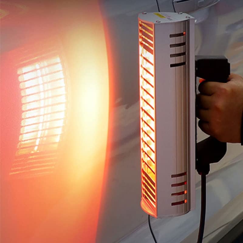 XYBZJPPaint dryer Paint Curing Lamp Cartool Car Body Paint Lamp Handheld Paints Repair Auto Bake Heating 220V 1000W paint heater Light spray booth