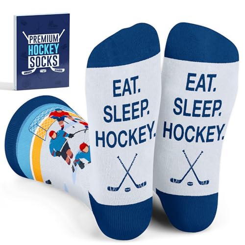 Hockey Gifts For Boys & Men – Funny Hockey Socks