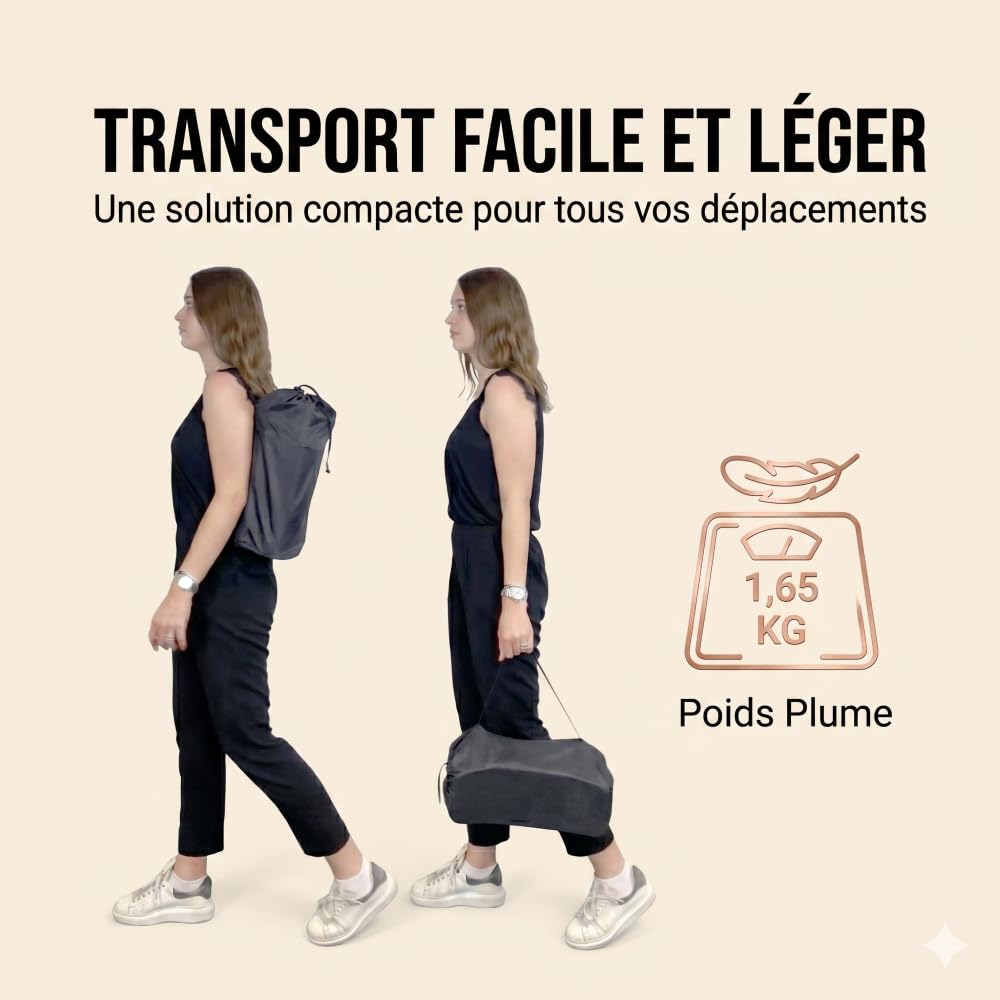 Bambisol Seggiolino per bambini Chaizounette' Sedia per bambini | Evolutivo da 6 mesi, Borsa per il trasporto, Seggiolino da campeggio per bambini | Nero