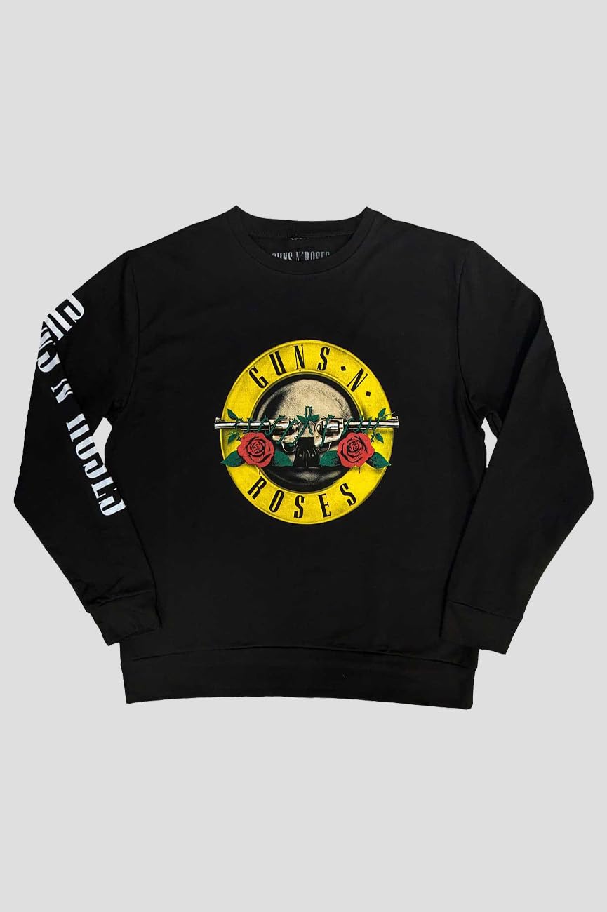 Guns N' Roses Classic Pistols Logo Sweat-Shirt Size L