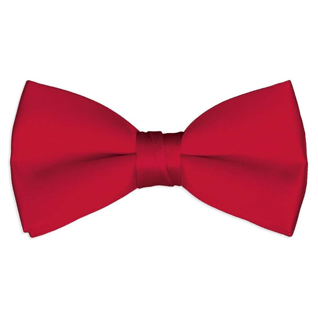 Namzi Little Boys' Solid Color Banded Satin Bow Ties/Bowties