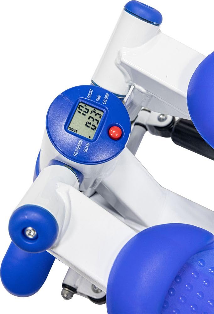 Bodyline Twister Stepper gambe e glutei fitness per allenamento a casa con computer multifunzionale - esercizio cardio - peso massimo 100 kg - dotato di omologazione CE - RoHS