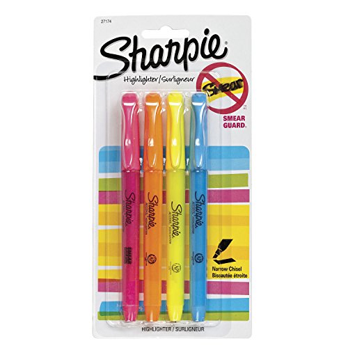 Sharpie Accent Pocket Highlighters, Assorted, Pack of 1