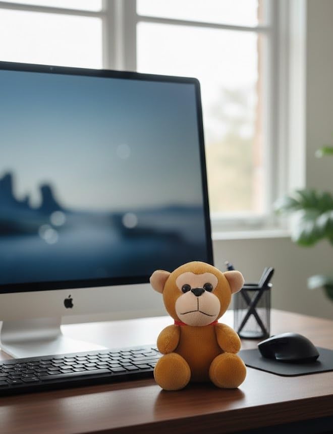 Cute Brown Monkey Soft Toy – Ultra Soft Plush Stuffed Animal | Cuddly Toy for Babies & Kids, Nursery & Room Décor, (Color Will be Sent as per Availability in Stock)