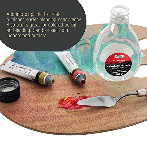 U.S. Art Supply OM-4019-125 Odorless Mineral Spirits Thinner thumb #2