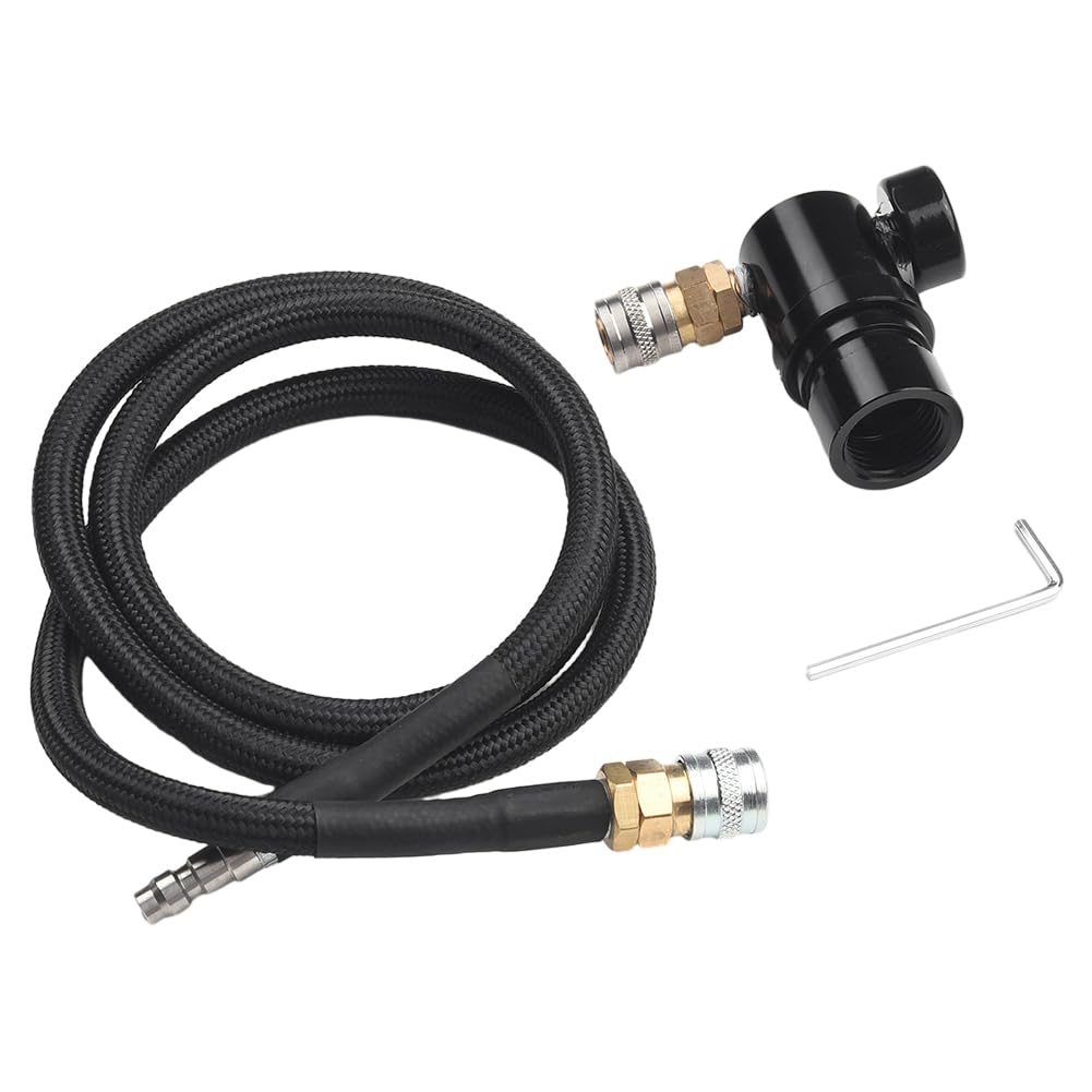Regolatore a sfera per vernice, regolatore HPA MR GEN2 W Foster accoppiatore e tubo remoto compatibile con serbatoi standard HPA e SLP