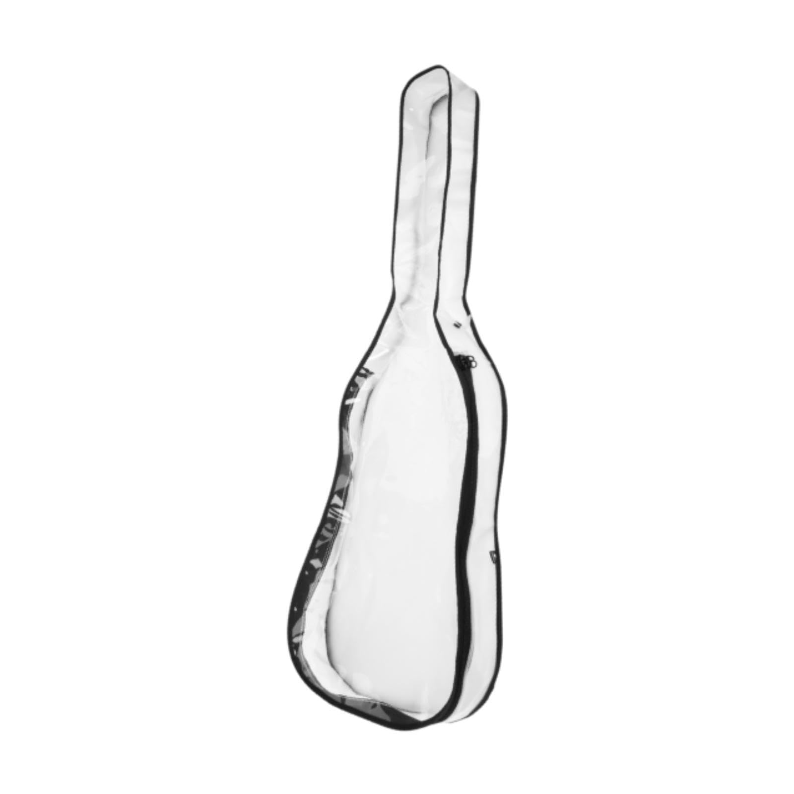 Funda Guitarra 39 Pulgadas Impermeable TPU | material transparente, cierre cremallera, resistente al agua, interior no tejido
