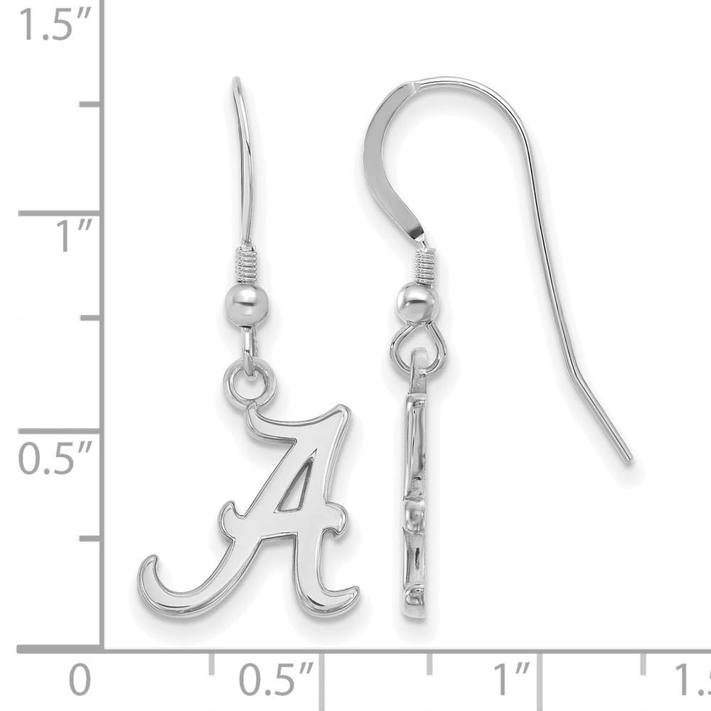 Alabama Small (1/2 Inch) Dangle Earrings Wire (Sterling Silver)